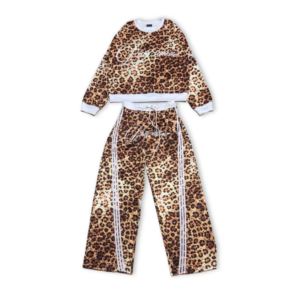 Dirty Saiint Leopard Print Tracksuit